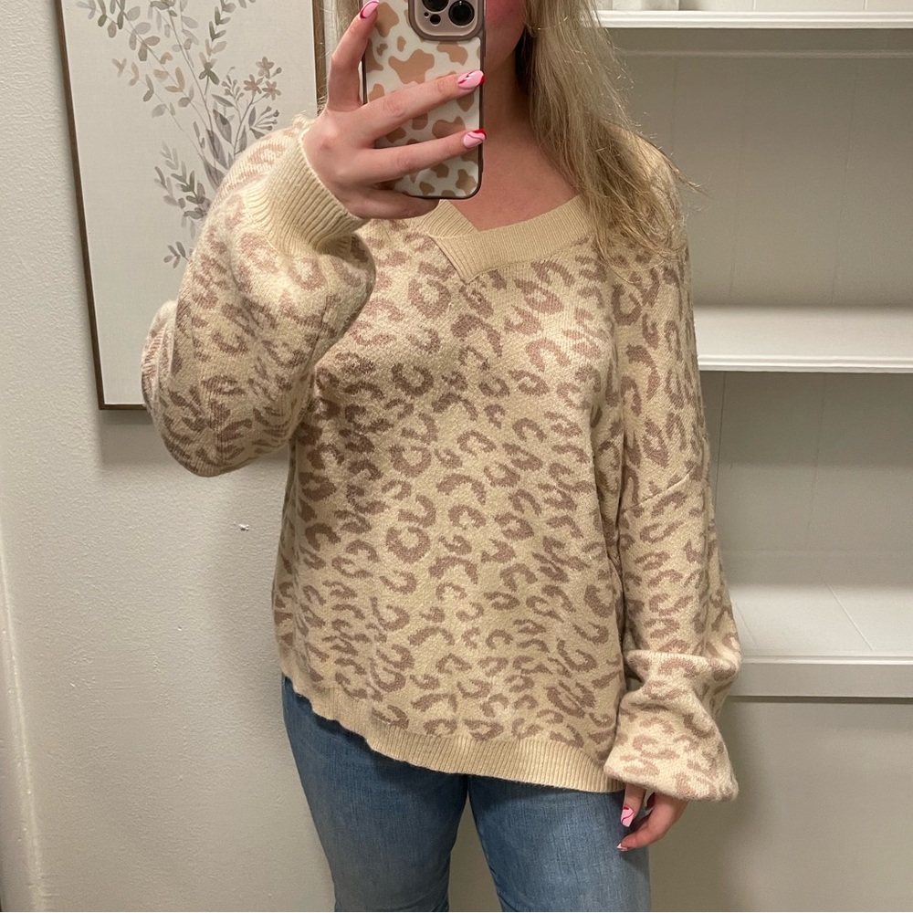 Leopard sweater